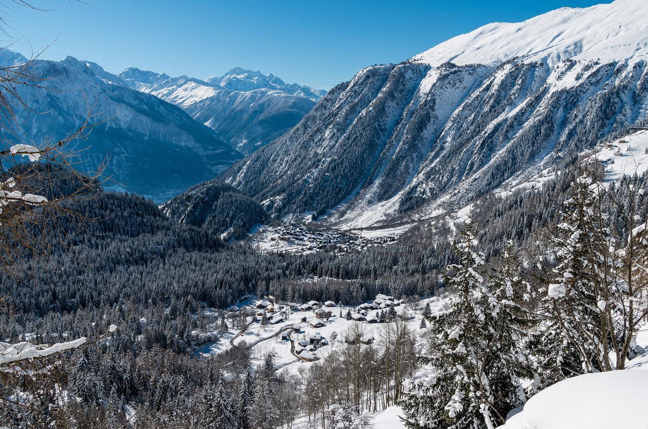 Appartamento Bergquell Haus D Blatten bei Naters Esterno foto