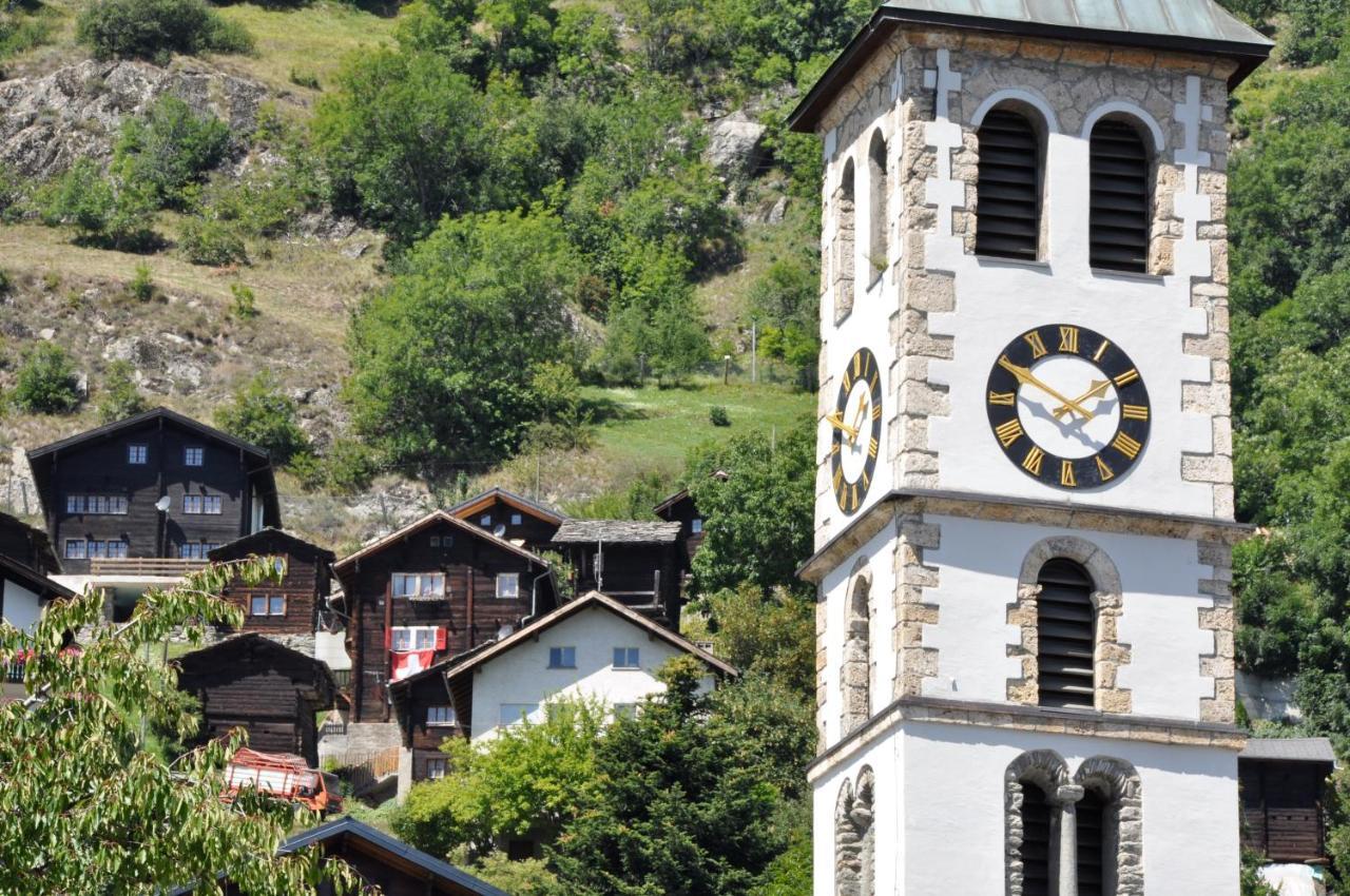 Appartamento Bergquell Haus D Blatten bei Naters Esterno foto