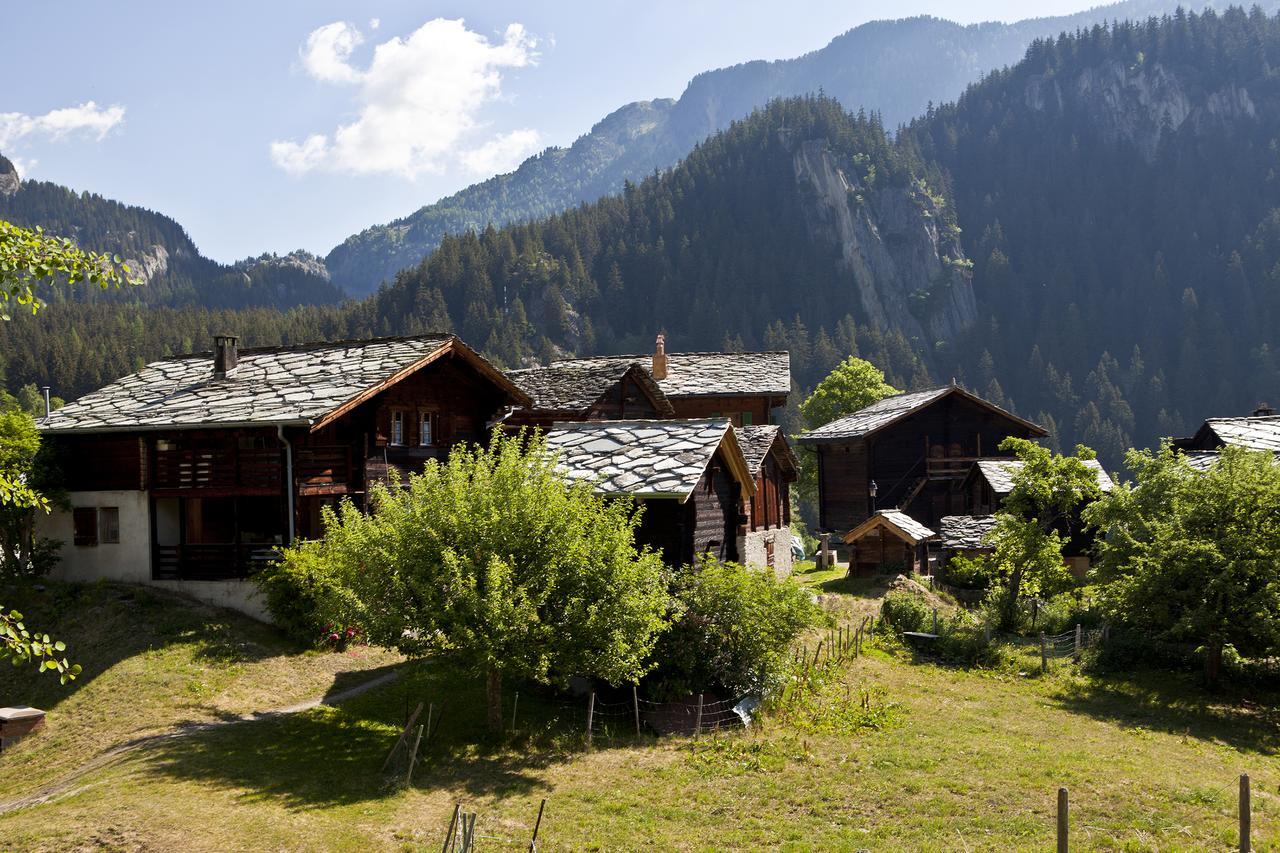 Appartamento Bergquell Haus D Blatten bei Naters Esterno foto