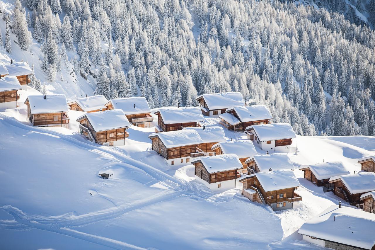 Appartamento Bergquell Haus D Blatten bei Naters Esterno foto